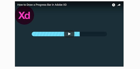 Design Progress Bar Adobe XD tutorials