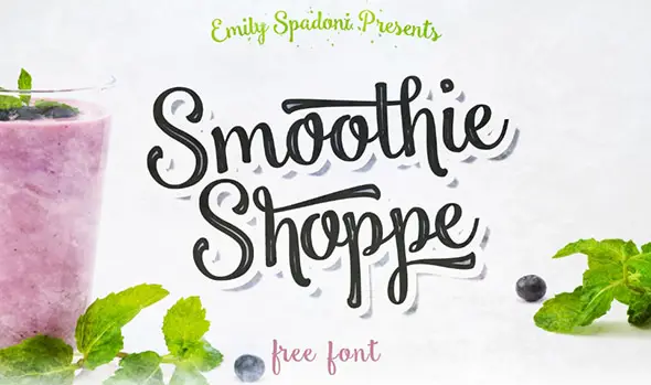 Smoothie Shoppe Font on Behance