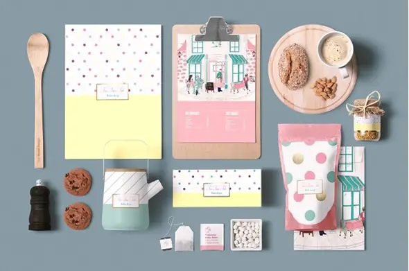 Tea Time Tale Branding and Packaging Brand Board