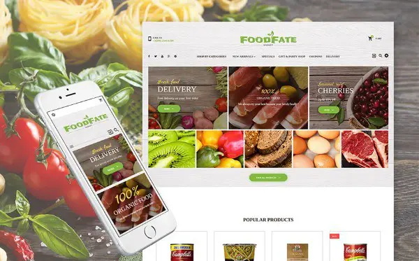FoodFate - Food & Grocery PrestaShop Store