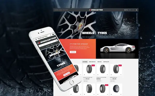 Wheels & Tyres Responsive OpenCart Template