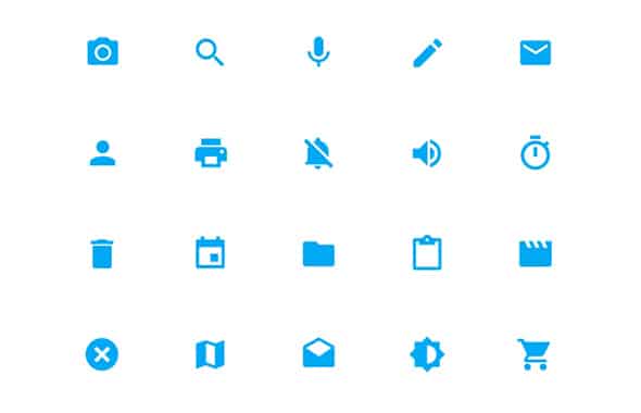Material Design System Icons