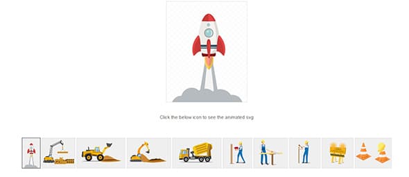 Under Construction Animated SVG
