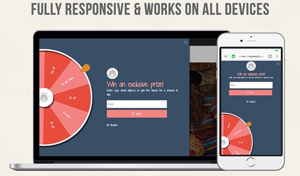 Spin-a-Sale - Interactive Email Popup Shopify App