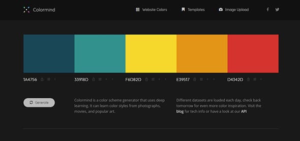 Colormind - the AI-Powered Color Palette Generator