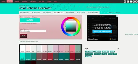 Color Scheme Generator - PerBang.dk