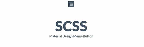 Configurable animated Material Design Menu Button