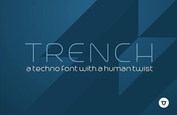 Trench free thin fonts