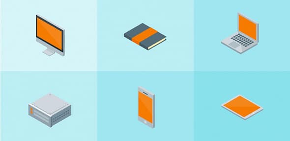 Isometric Material Icons