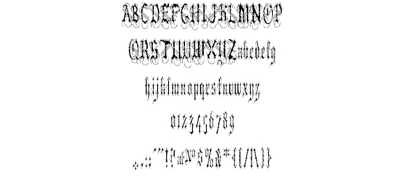 VladTepesII (Vlad's Dad) by Bolt Cutter Design Medieval fonts