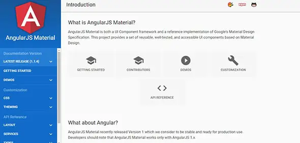 AngularJS Material - Introduction