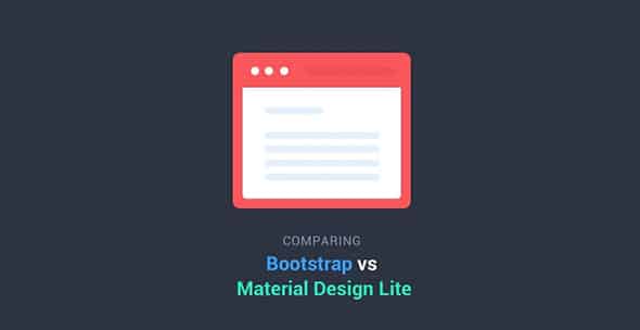 Comparing Bootstrap With Google's Material Design Lite