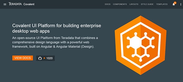 Teradata Covalent - Angular Material Design UI Platform