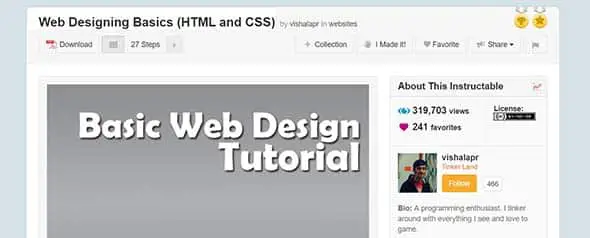 Web Designing Basics (HTML and CSS)