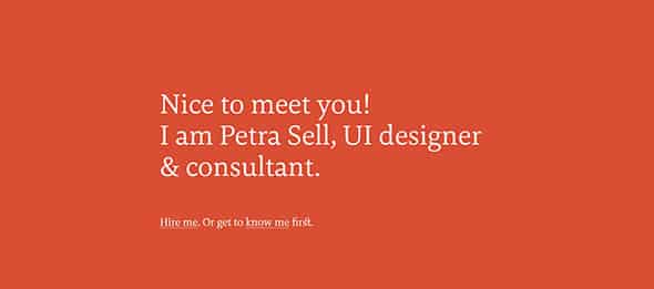Petra Sell Flat Trend in Web Design 