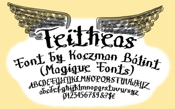 Teitheas Font