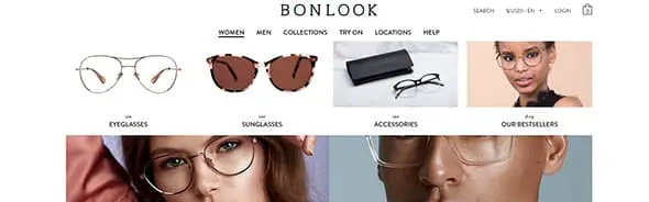 BonLook Drop Down Menu Designs