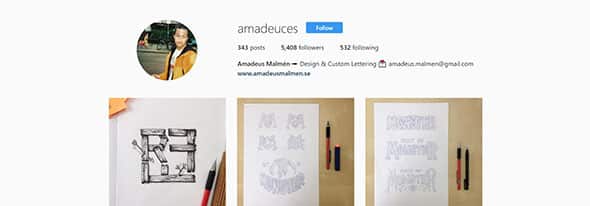 Amadeus Malmén Designers on Instagram