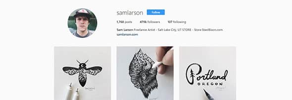 Sam Larson Designers on Instagram