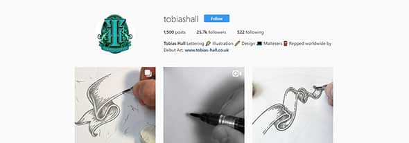 Tobias Hall Graphic Designers on Instagram