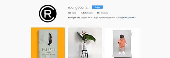 Rodrigo Corral Graphic Designers on Instagram