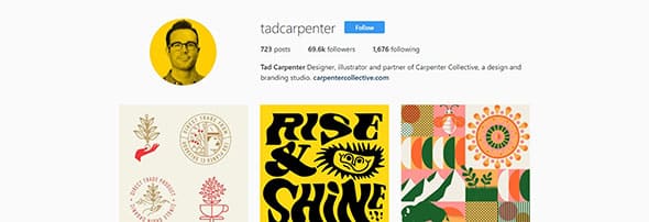 Tad Carpenter Graphic Designers on Instagram