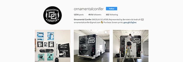 Ornamental Conifer Graphic Designers on Instagram