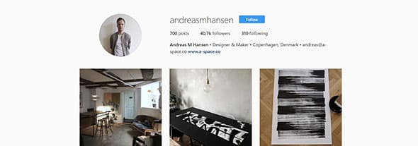 Andreas M Hansen Graphic Designers on Instagram 