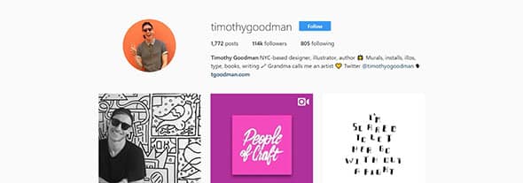Timothy Goodman Graphic Designers on Instagram
