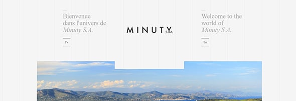 Minuty - Minuty S.A. Luxury Websites