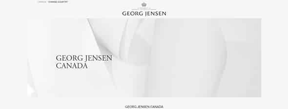 Georg Jensen Luxury Websites