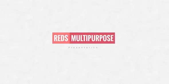 Red's - Creative Multipurpose Keynote Template 