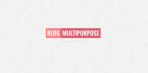 Red's - Creative Multipurpose Keynote Template 