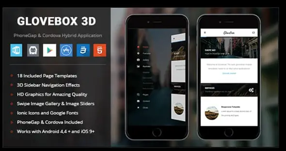 Glovebox 3D Native Web App Template