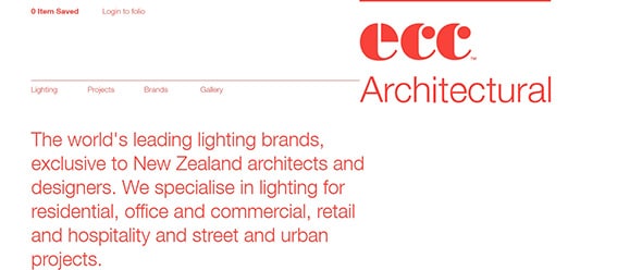 ECC Architectural Website Designs With Unusual Navigation Menus