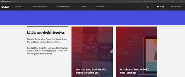 BlazRobar Web Design Freebies Websites