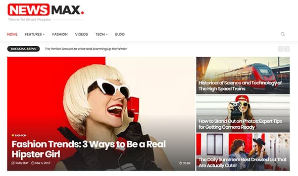 Newsmax – Multi-Purpose News & Magazine Theme