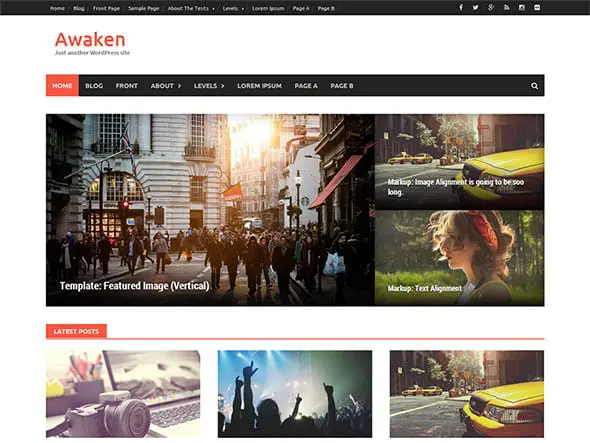 responsive Awaken — Free WordPress Themes