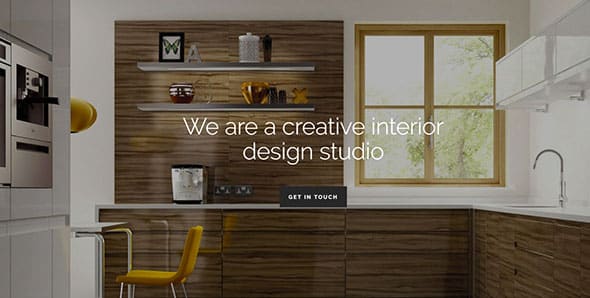LARX - Interior Design Studio Template Preview - ThemeForest Responsive Website Template