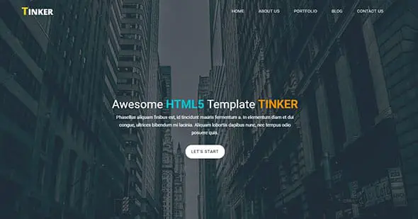 Live View - templatemo 506 tinker Free HTML Website Template
