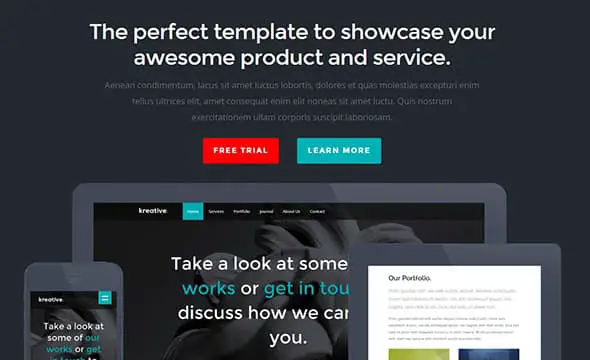 Woo - Free Responsive HTML5_CSS3 Template Free HTML Website Template