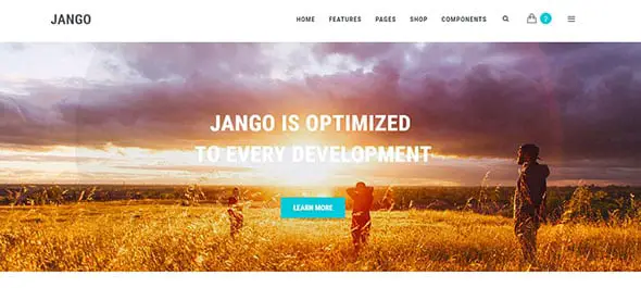 Jango - Highly Flexible Component Based HTML5 Template