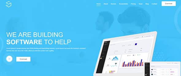 Sofbox - Responsive Software Landing Page HTML Template