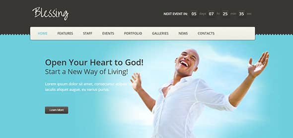 Blessing | Responsive Church & Charity Site Template