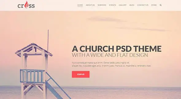 Cross Church HTML Template