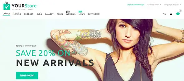 YourStore - best responsive shopify apparel fashion theme