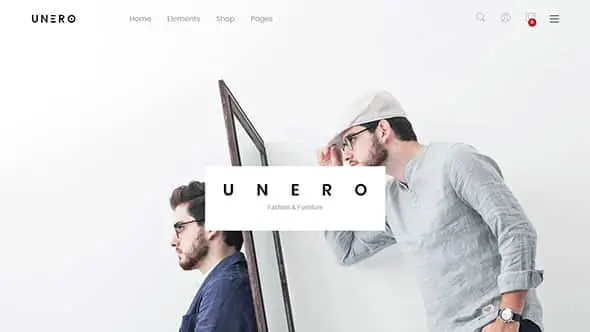Unero - Ecommerce Website template