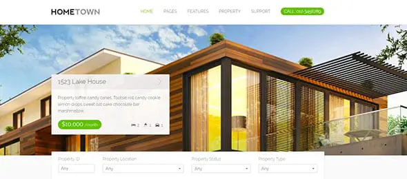 Leaf Themes WordPress Theme for Realtors Rents and More
