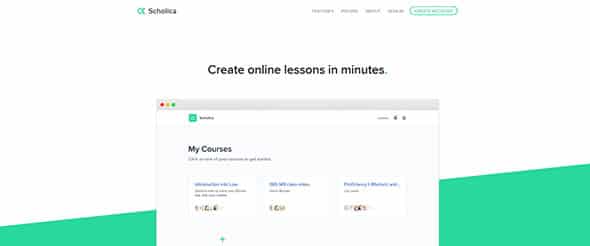 Create online lessons in minutes _ Scholica