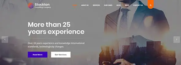 Stockton - Business Consulting Professional Website Template